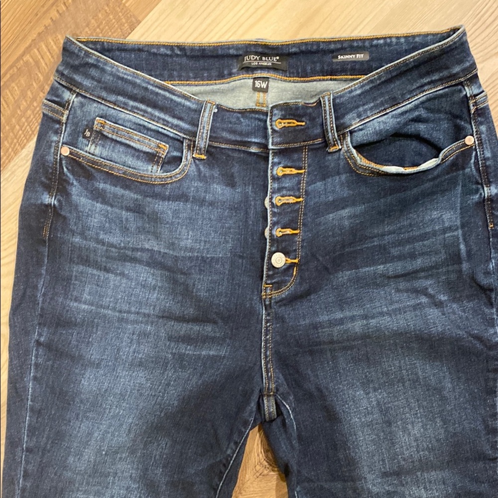 Judy Blue Boyfriend Blue Jeans Classic Style